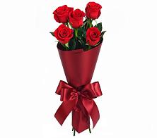 Букет 5 Красных роз Эдлесс Лав в Гиагинском