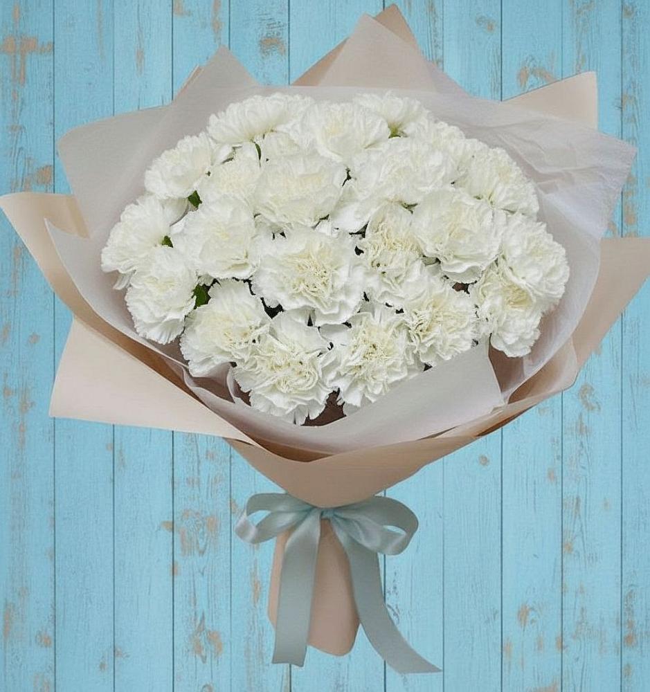 Букет цветов из: Гвоздики в Гиагинском