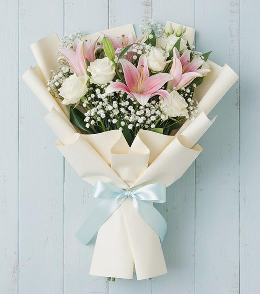 Букет цветов из: Лилии в Гиагинском