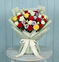 Букет цветов из:  Розы в Гиагинском