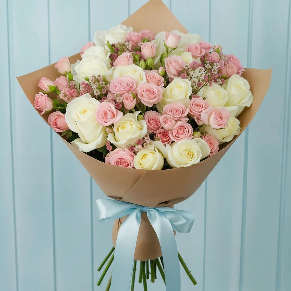 Букет цветов из: Розы в Гиагинском