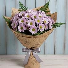 Букет цветов из:  Хризантемы #REPLACE_PRED# Гиагинском