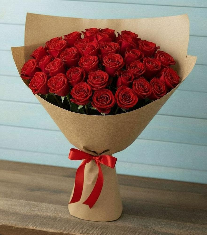 Букет Красные розы Милано в Гиагинском