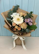 Букет цветов из:  Герберы и Хризантемы #REPLACE_PRED# Гиагинском