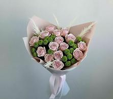 Букет цветов из:  Розы и Хризантемы в Гиагинском
