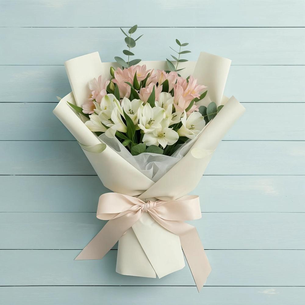 Букет цветов из: Альстромерии в Гиагинском