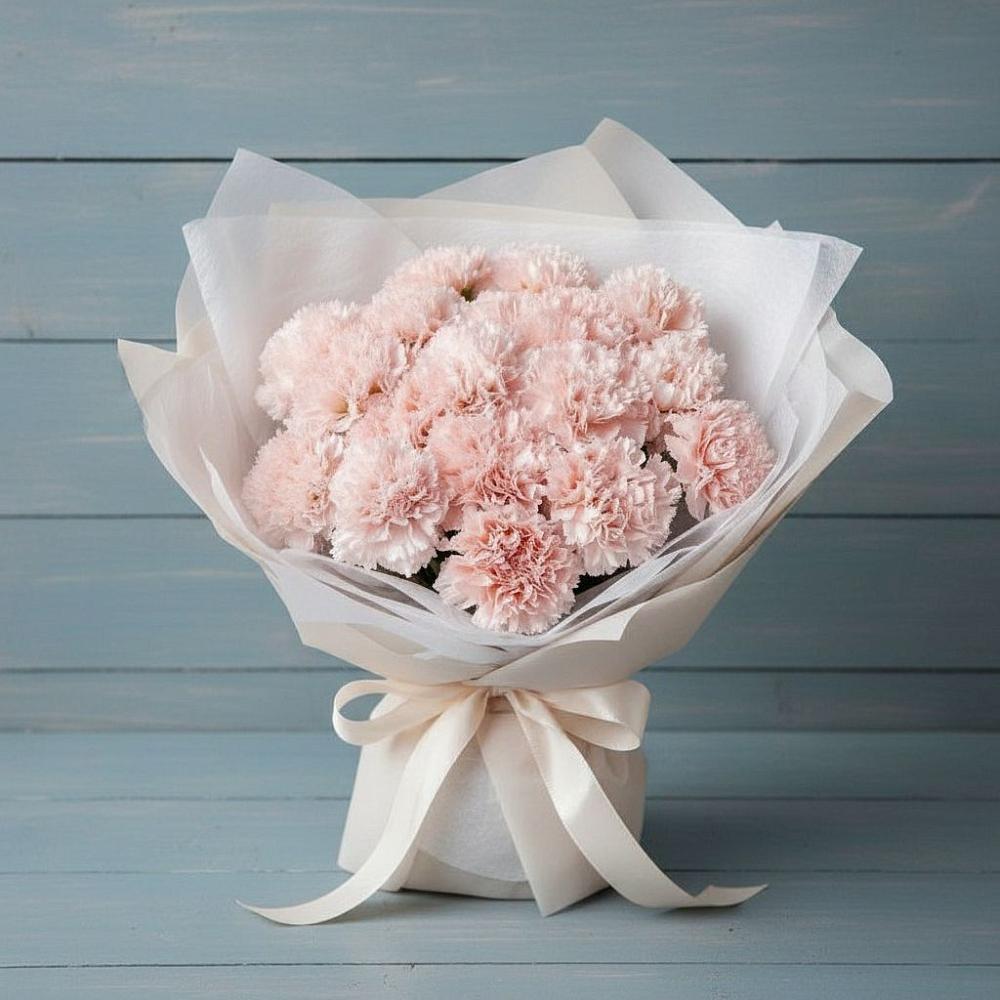 Букет цветов из: Гвоздики в Гиагинском